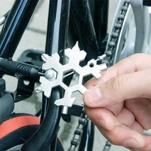 🎁Vorweihnachtsverkauf🎁18-in-1 Edelstahl Schneeflocken Multi-tool