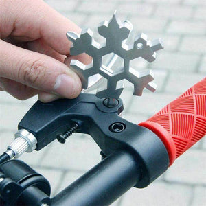 🎁Vorweihnachtsverkauf🎁18-in-1 Edelstahl Schneeflocken Multi-tool