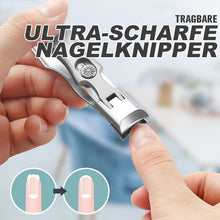 Laden Sie das Bild in den Galerie-Viewer, Tragbare ultrascharfe Nagelknipser aus Edelstahl