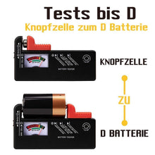 Laden Sie das Bild in den Galerie-Viewer, Batterie Aufbewahrungsbox mit universalen Batterie Tester