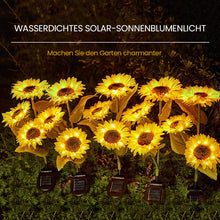 Laden Sie das Bild in den Galerie-Viewer, LED-Solar-Sonnenblumenlampe，2Stk