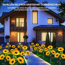 Laden Sie das Bild in den Galerie-Viewer, LED-Solar-Sonnenblumenlampe，2Stk