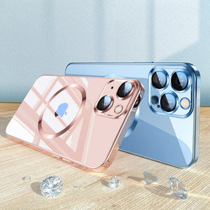 Kabellose Magnetische All-Inclusive-iPhone-Hülle mit Galvanik