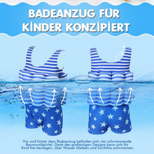 Laden Sie das Bild in den Galerie-Viewer, Badeanzug mit Schwimmhilfe für Kinder