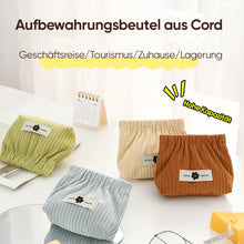 Laden Sie das Bild in den Galerie-Viewer, 🎁🎄 Kosmetiktasche aus Cord 🎉