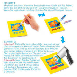 Magischer Popcornstift 3D Aquarellstift