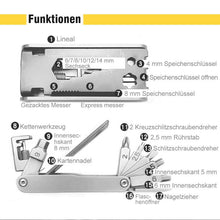 Laden Sie das Bild in den Galerie-Viewer, 17 in 1 Multifunktionswerkzeug aus rostfreiem Stahl