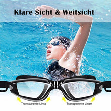 Laden Sie das Bild in den Galerie-Viewer, Anti-Nebel-Schwimmbrille( Schutzbrille, Kappe,  Ohrstöpsel, Nasenklammer)