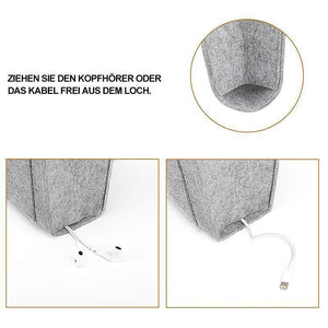 Bettaufhänger-Aufbewahrungstasche aus Filz für Bett/Sofa/Tisch