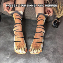 Laden Sie das Bild in den Galerie-Viewer, Socken mit 3D-Tiermuster