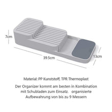 Laden Sie das Bild in den Galerie-Viewer, Schubladeneinsatz für Messeraufbewahrung
