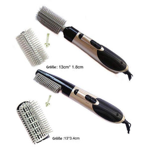 7in1 Professionelle multifunktionale Styling-Tools Breite Bürste Haartrockner Glätteisen Kamm Clip Pipe Roller Brush