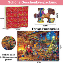 Laden Sie das Bild in den Galerie-Viewer, Adventskalender 2023 Weihnachtspuzzles