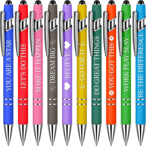 10 Stück lustiges Stift-Set(Schwarze Tinte)