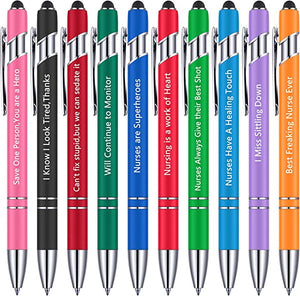 10 Stück lustiges Stift-Set(Schwarze Tinte)