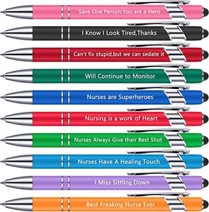 10 Stück lustiges Stift-Set(Schwarze Tinte)