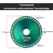 Laden Sie das Bild in den Galerie-Viewer, Kombinierte multifunktionale Trennblattsäge