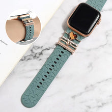 Laden Sie das Bild in den Galerie-Viewer, Apple Watch Band mit Metallbesatz