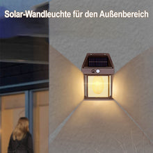 Laden Sie das Bild in den Galerie-Viewer, Solar Wolfram Wandleuchte für den Außenbereich