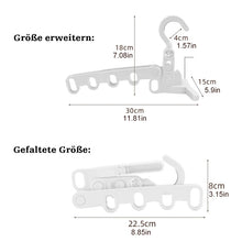Laden Sie das Bild in den Galerie-Viewer, Tragbarer faltbarer Reise-Kleiderbügel